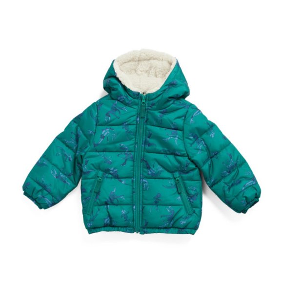 ✨OSH KOSH B'GOSH Boys Printed Bubble Jacket - Size 12 Kids✨